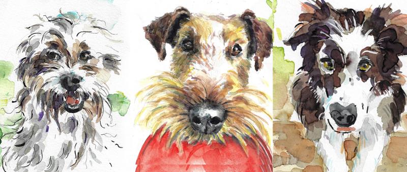 Kompaktworkshop – Hunde sketchen!