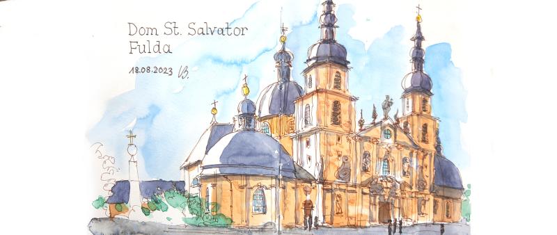 After Work: Perspektive beim Urban Sketching - gar nicht so schwierig