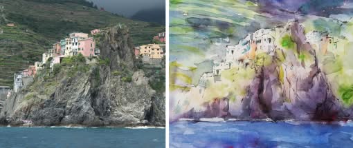 Das lockere Aquarell - weniger ist mehr