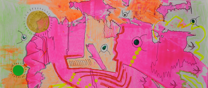 After Work: Leuchtende Geschichten mit Mixed Media