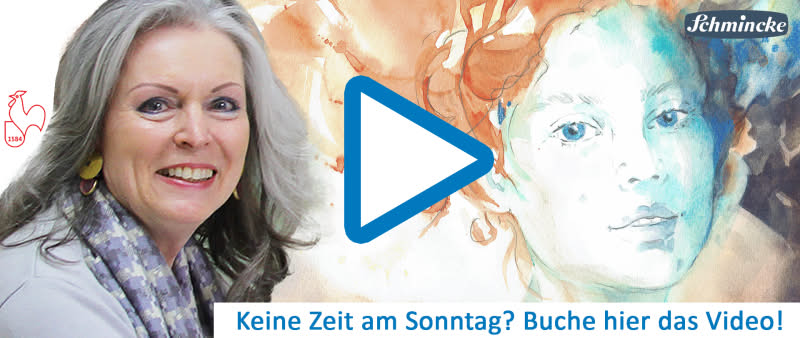 Kompaktkurs: (Aufzeichnung) Gesichter in Aquarell