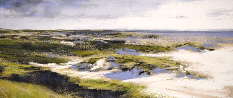 After Work: Küstenlandschaft ganz expressiv in Pastell