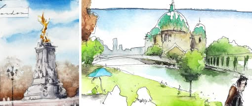 Licht und Schatten im Sketchen