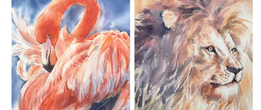 After Work: Aquarell trifft Tierwelt