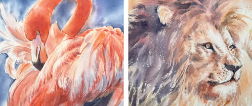 After Work: Aquarell trifft Tierwelt