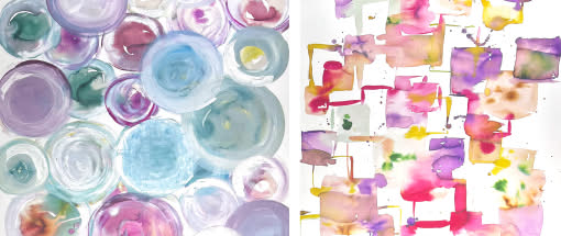 After Work: Experimentelles Aquarell - wenn Farben ihren eigenen Weg finden