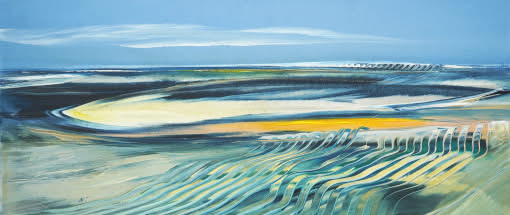 Abstrakte Landschaft – Malen mit Acryl