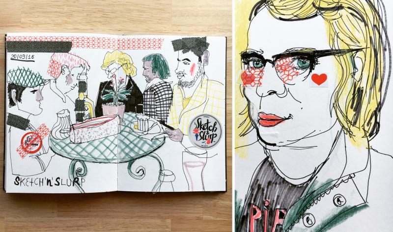 Illustrative Porträts
