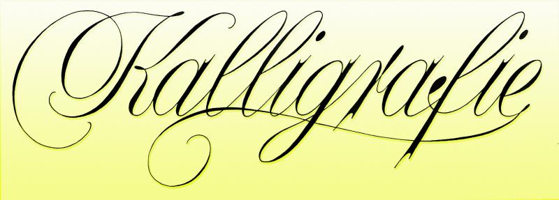 Kalligrafie - festlich und elegant