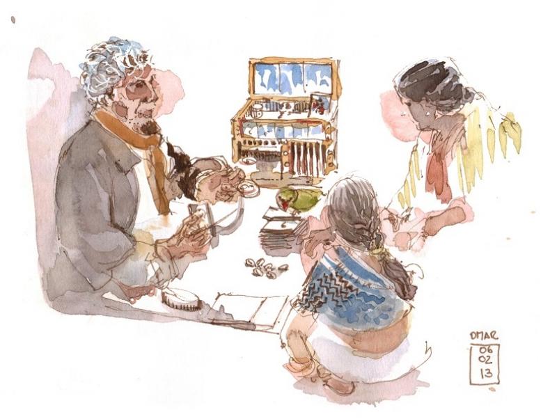 Lebendiges Urban Sketching