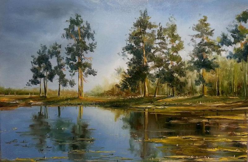 Landschaftsmalerei in Öl