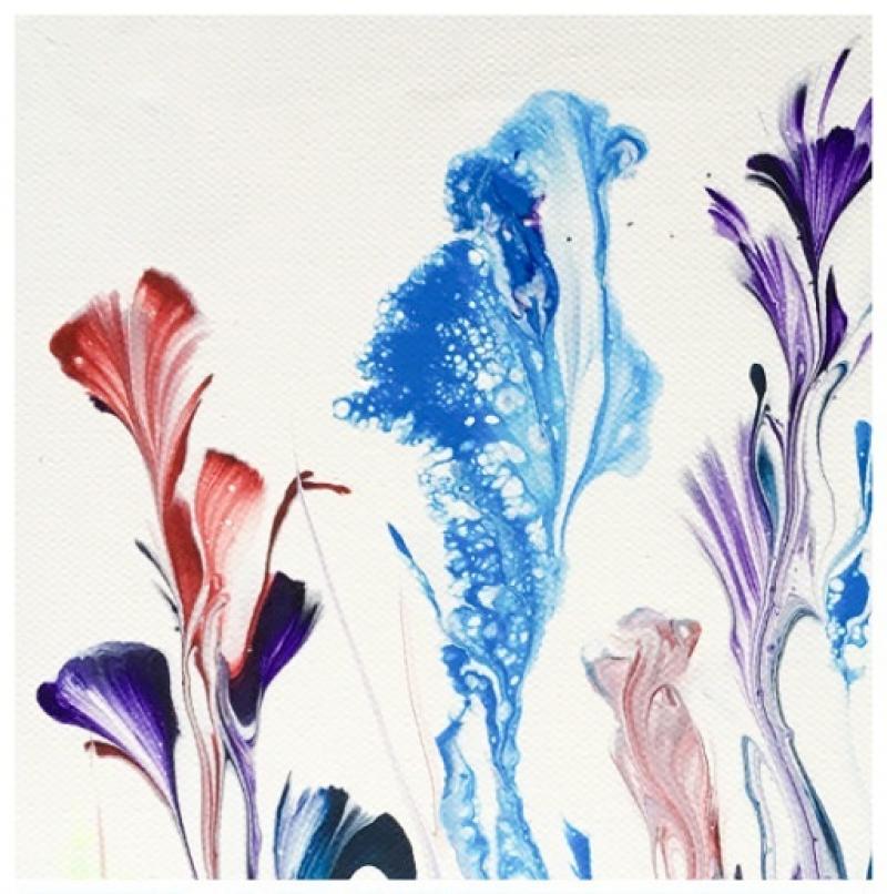Motivzauber mit Acrylic Pouring