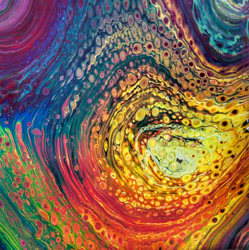 Pouring & Fluid Painting - überraschende Effekte auf Leinwand