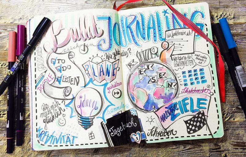 Journaling, Doodeling und Sketchnotes