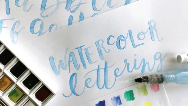 Watercolor Lettering
