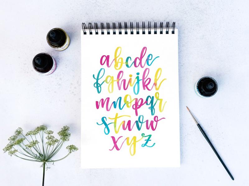 Watercolor Lettering