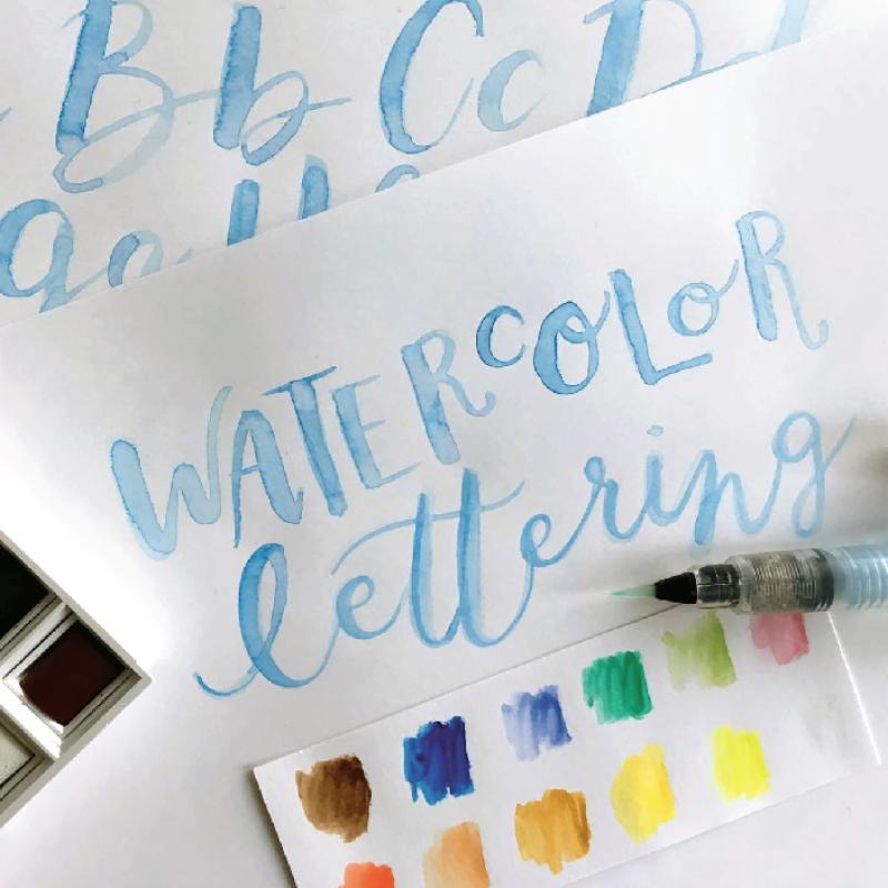 Watercolor Lettering