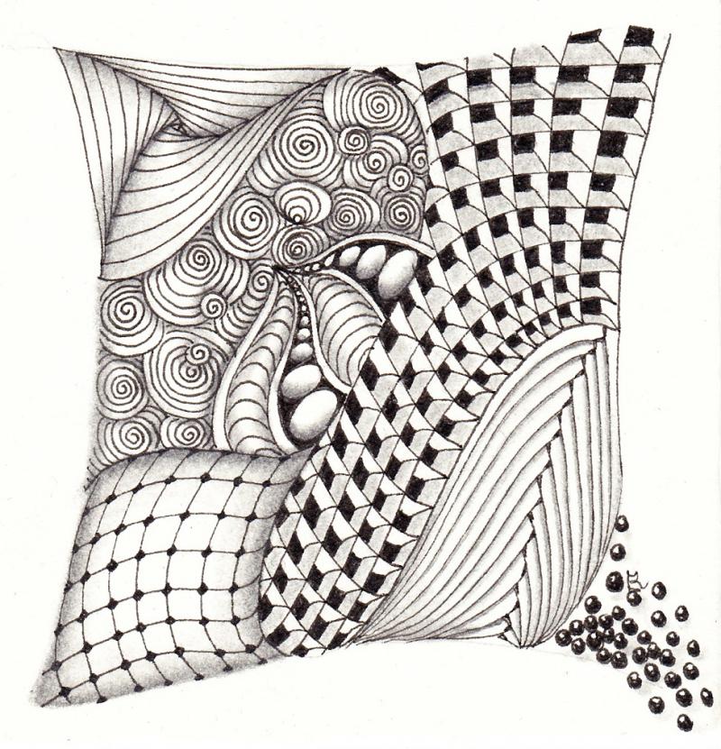 Eintauchen in die zauberhafte Musterwelt mit Zentangle®
