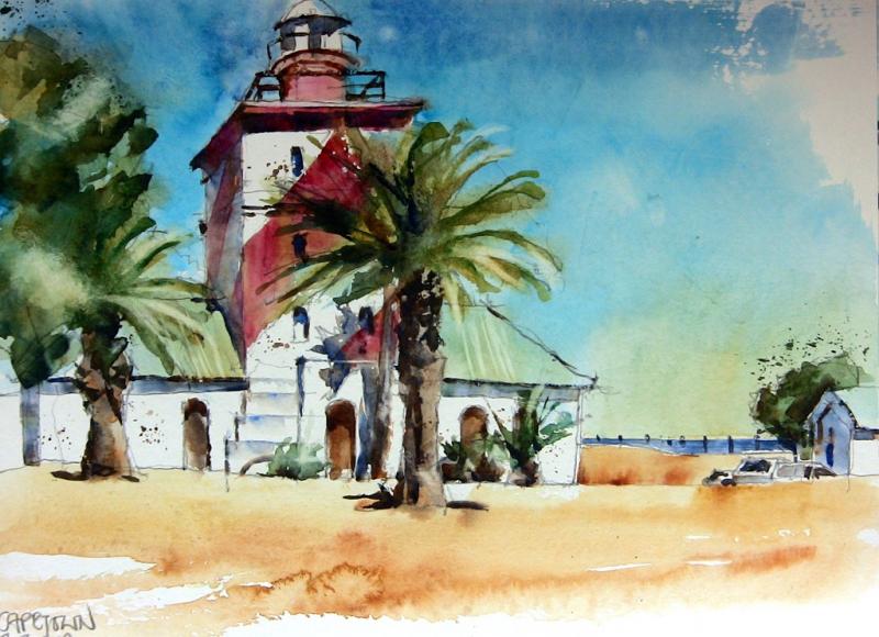 Big Brush Watercolor - Aquarellmalen mit großen Flachpinseln und 10 Farben