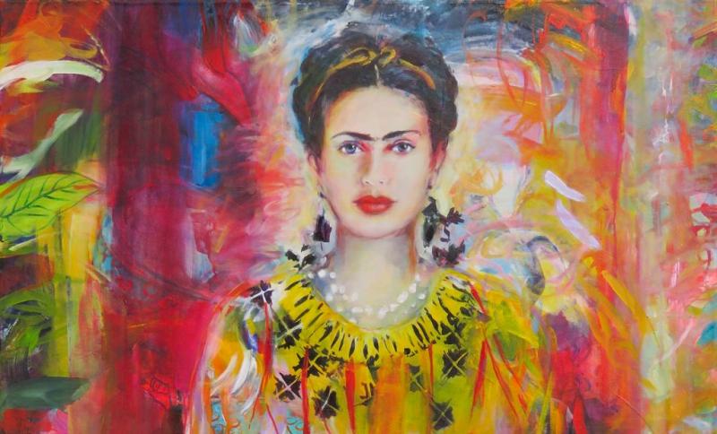Körper, Farben, Emotionen - Großformatige Acrylmalerei