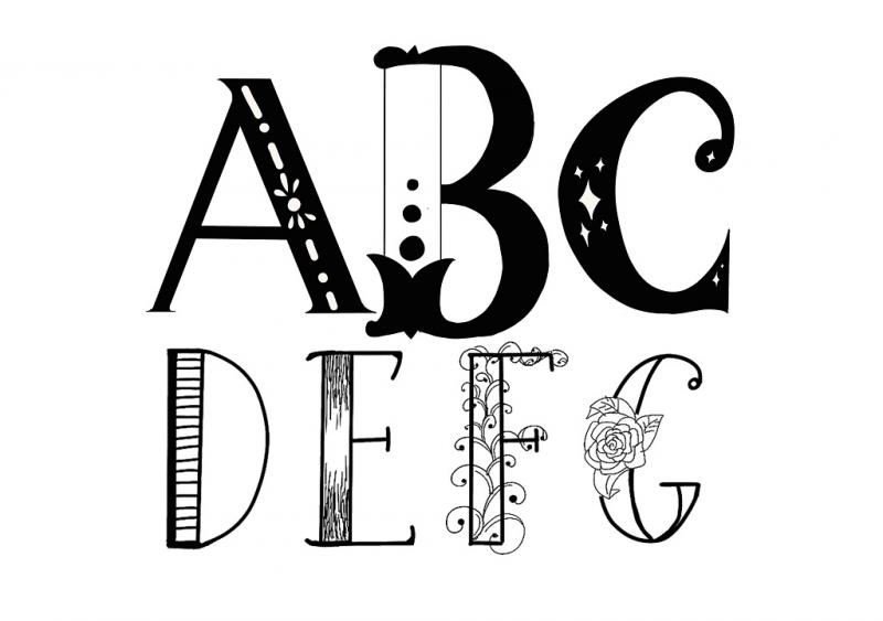 Handlettering: Decorated Letters