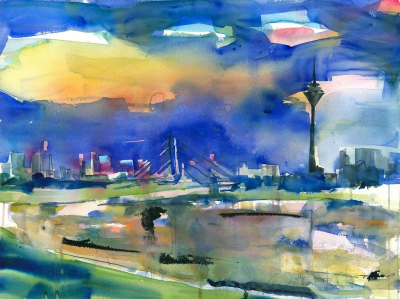 Expressive Aquarellmalerei: Pleinair