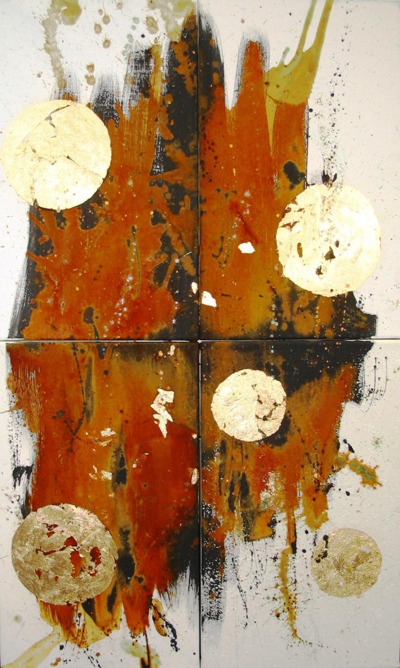 Die Mischung macht's: Experimentieren mit Patina, Lack und Rost