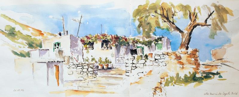 Die schnelle Aquarellskizze – Beschränkung auf das Wesentliche