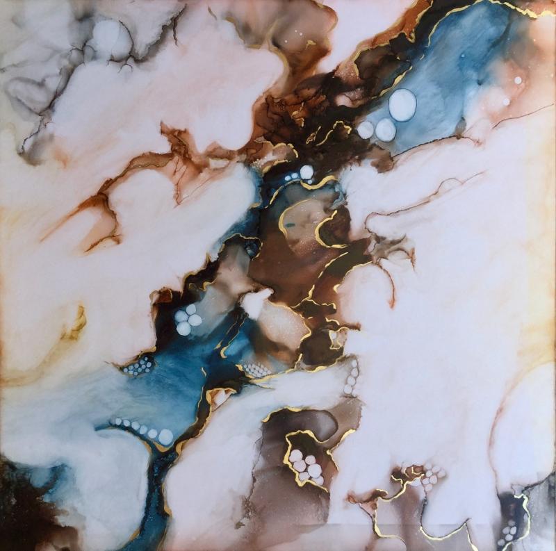 Magisches Resin und zauberhafte Alkohol-Inks