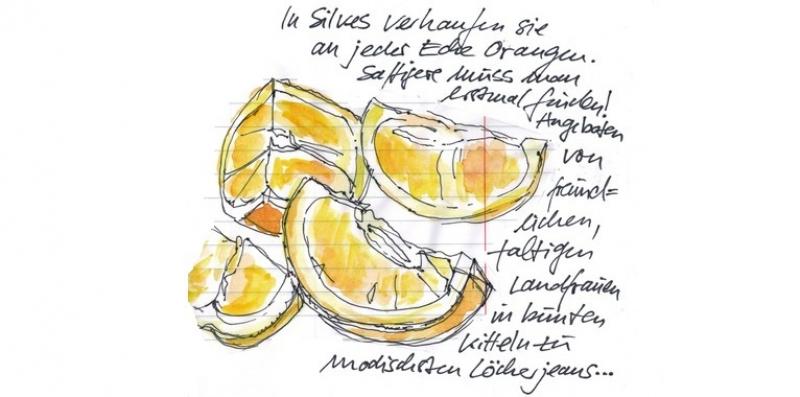 Schreiben und Zeichnen auf Reisen