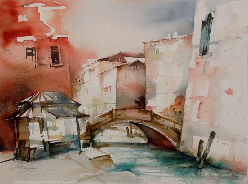 Von der Skizze zum Aquarell